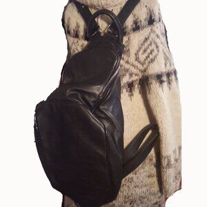 Black backpack or over the sholder bag